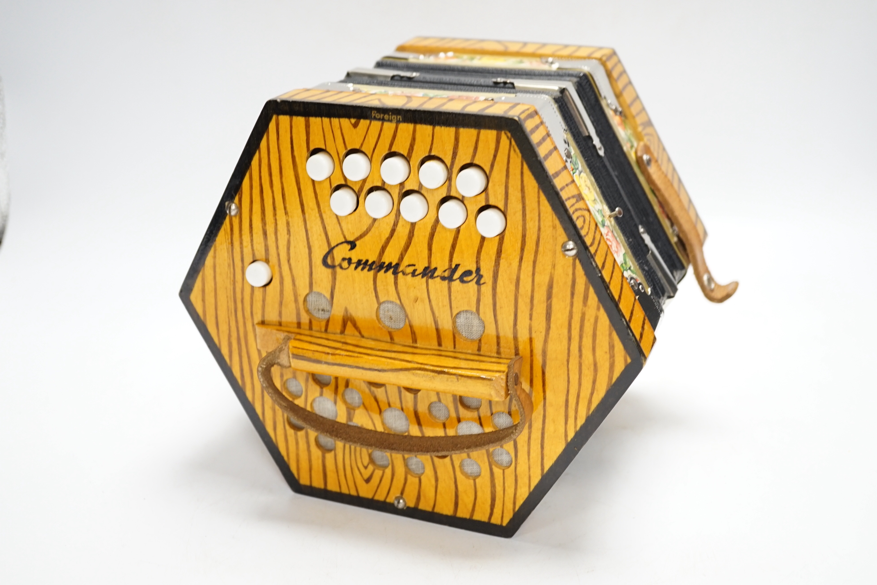 A boxed Foreign Commander Concertina